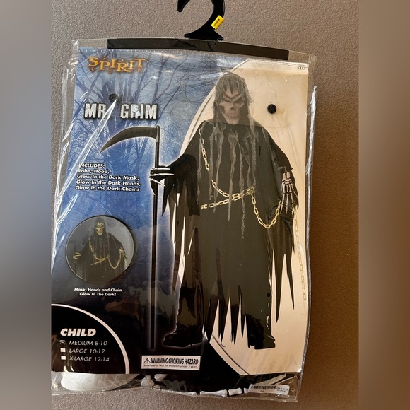 Spirit Halloween Grim Reaper Costume Size Small 8/10 Like New​ - Picture 2 of 6